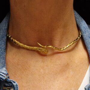 CHOKER DORADO SERPIENTE