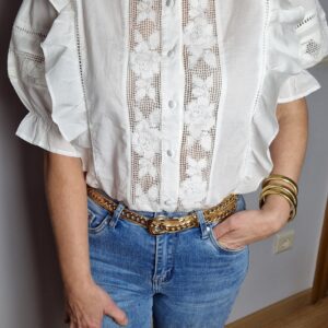 CAMISA BLANCA MANGA FAROL